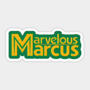 Marvelous Marcus Superhero Sticker